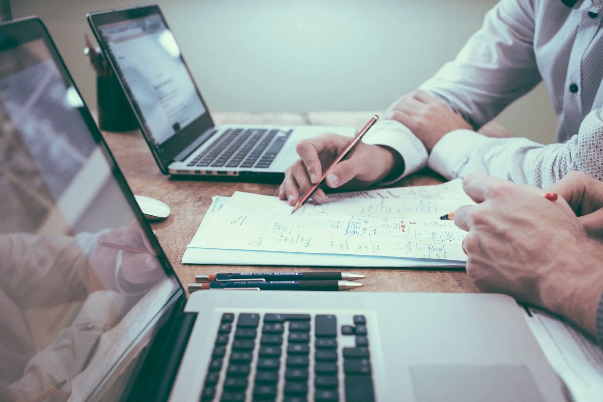 Step 2 — Understand: documents and decisions being read in low light, conveying careful review.
